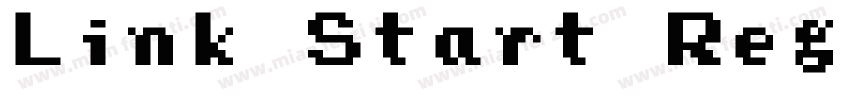 Link Start Regular字体转换